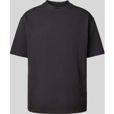 HUGO BOSS Orange Överdelar HUGO BOSS Cotton T-Shirt with Round Neck - Black