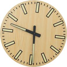 Yellow Clocks vidaXL With Luminous Scales And Pointers Yellow Ø30 cm Wall Clock 30cm