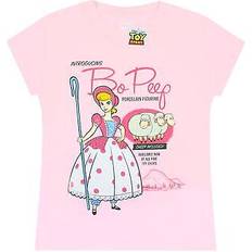 Hearts Tops Disney Pink Bo Peep Short Sleeved T-Shirt Girls