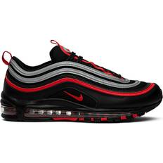 43 - Nike Air Max 97 Sportssko Nike Sko Med Lav Profil Sko Med Lav Profil - Sort/Rød/Sølv