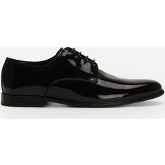 Dolce & Gabbana Laced Derby Dolce & Gabbana Patent Leather Derby Shoes Black