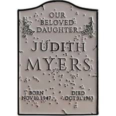 Men Brooches Halloween (1978) Judith Myers Tombstone Enamel Pin