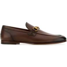 51 ⅓ - Herre Loafers Gucci Jordaan Leather Loafers - Men - Brown