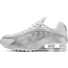 Sneakers Shox R4 White Metallic Silver Women's