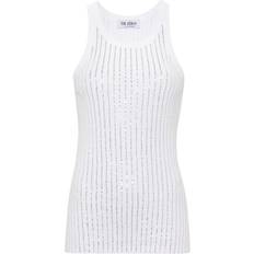 XS Tank Tops The Attico Women's Top - White/Crystal