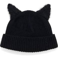 M Beanies Marni Wool Knitted Beanie - Men - Black