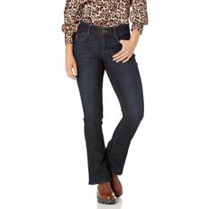 Democracy Womens Petite Ab Solution Itty Bitty Boot Jeans - Indigo
