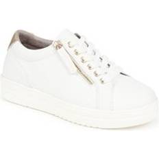 Easy Fit Pavers White Lace-Up Chunky Trainers