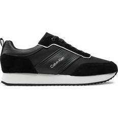 Calvin Klein Shoes Calvin Klein Low Top Suede/Leather Lace Up Runners - Black/White