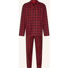 Herren - Rot Schlafanzüge HUGO Flannell Pyjama Rot Relaxed Fit