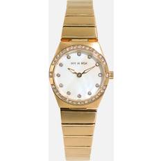 Ivy n Rox Klockor Ivy n Rox Lumiere damklocka guld/vit, 25mm