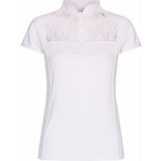 Hvid - Træningstøj Skjorter Equipage Horse Riding Polo Shirt Women Orinoco