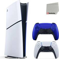 Sony Pro-Distributing, PlayStation 5 Slim Digital Console with Extra Cobalt Blue Controller