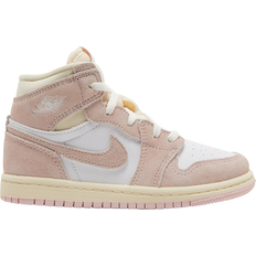 Femme - Rose Chaussures de Basket Air Jordan 1 Retro Washed Pink Td