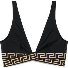 Bikini Tops Versace Greca-detail Bikini Top - Black