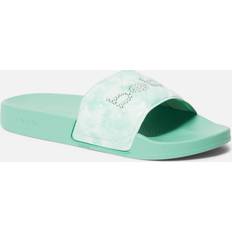 Turquoise - Women Slides Bebe Quilted Slides