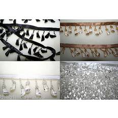 Black Mounts & Hooks for Curtains Nova Designer Shaped Beaded Trim For Curtain Blind Upholstery Braid