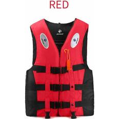 Swim & Water Sports MDSRJONE (Red, XXXL(185-195CM) Kids Life Adults Jackets Watersport Vest Kayak Ski Buoyancy Aid Sailing Boating