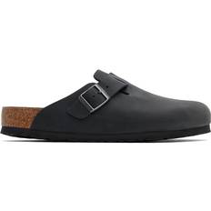 Low Shoes Birkenstock Black Boston Slip-on Loafers - Black Oiled Leather