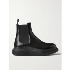 Alexander McQueen Chelsea boots Alexander McQueen Hybrid Leather Chelsea Boots - Men - Black