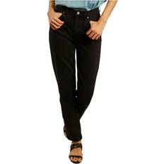 Nudie Jeans Dame Jeans Nudie Jeans Vanlige Avsmalnede Tonede - Black