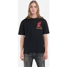 Replay Men T-shirts Replay Dragon Army Graphic T-Shirt - Black