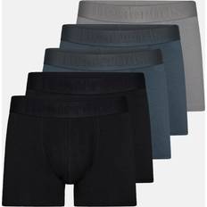 Ekologiskt material Kalsonger Resteröds Bambus "Gunnar" Boxershorts 5-Pack - Mehfarbig