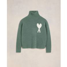Ami Paris Unisex Tröjor Ami Paris de Coeur Turtleneck - Antique Clay