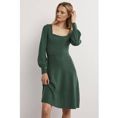 Alpaca Dresses Boden Boden Square Neck Knit Wool Dress