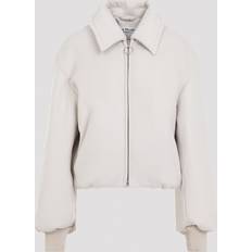 Acne Studios Damen Oberbekleidung Acne Studios Gray Logo Plaque Bomber Jacket