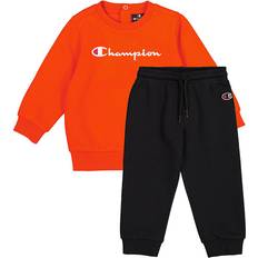 Champion Sonstige Sets Champion Legacy Script Shop TD Fleece Crewneck Sweatset - Rosso/Nero