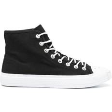 Acne Studios Shoes Acne Studios Contrasting Toe-Cap High-Top Sneakers - Men - Black