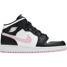 Blanc Chaussures de Basket Air Jordan 1 Mid - White Light Arctic Pink