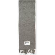 Acne Studios Accessoires Acne Studios Gray Fringe Alpaca Scarf