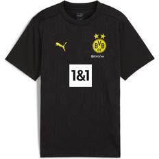 T-shirts Puma BVB Borussia Dortmund Training T-Shirt Kinder - Black/Faster Yellow