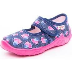 Superfit Lauflernschuhe Superfit Bonny Hausschuh - Blau/Pink