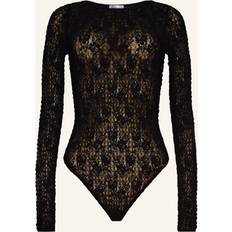 Ensembles de lingerie Wolford Structured Lace String Body - Black