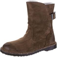 Birkenstock Women's Uppsala Shearling Suede Leather - Dark Tea