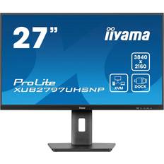 Iiyama XUB2797UHSNP-B1 27" IPS LCD USB-C Dock Display with 96W Ch