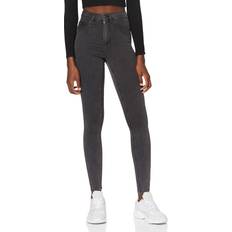 Noisy May Callie Skinny Fit Jeans - Dark Grey Denim