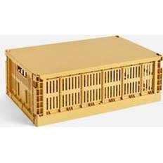 Hay Paniers Hay Colour Crate Couvercle L, Golden Yellow Panier