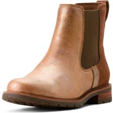 Ariat Ariat Wexford Metallic Round Toe Chelsea Boots - Brown