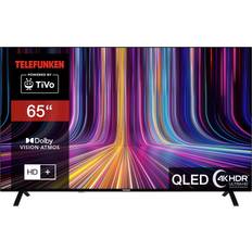 4k qled Telefunken 65 Zoll QLED Fernseher Smart TV 4K UHD HDR Dolby Vision 6 Monate HD+ Inkl.