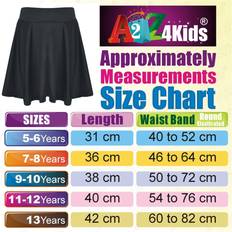 Red Skirts Children's Clothing A2Z Kids New Girls Skater Skirt - Red
