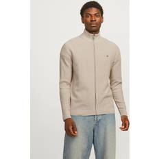 Grijs Vesten Jack & Jones Jprblurony Knit Cardigan Ln Ecru