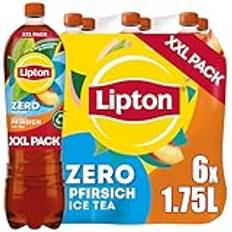 Lipton ice tea Lipton Ice Tea Zero Peach Zuckerfreier Eistee Mit Pfirsich Geschmack (6 x 1.75 l)