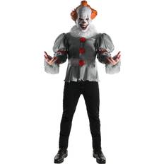 Rubies Deluxe IT Movie Pennywise Costume for Adults Horror Costumes