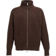 Hombre - Marrón Cárdigans Emporio Armani Wool Cardigan Maglioni Marrone Uomo - Brown