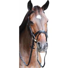 Bridles HDR Piaffe Mono Crown Bridle w.Flash Cob Havana (Cob)