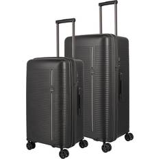 Travelite Roomer Suitcase Set 4 Wheels Black